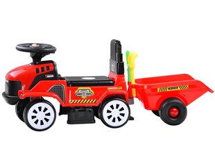 Traktori perävaunun ja äänien kanssa, punainen hinta ja tiedot | Vauvan lelut | hobbyhall.fi