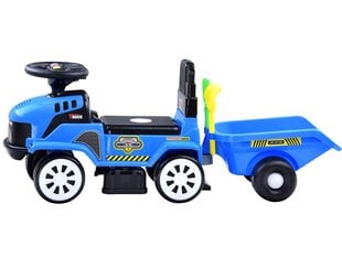 Traktori perävaunun ja äänien kanssa, sininen hinta ja tiedot | Vauvan lelut | hobbyhall.fi