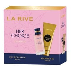LA RIVE Her Choice -setti naisille: parfum EDP 100 ml + suihkugeeli 100 ml hinta ja tiedot | Her Choice Hajuvedet ja kosmetiikka | hobbyhall.fi