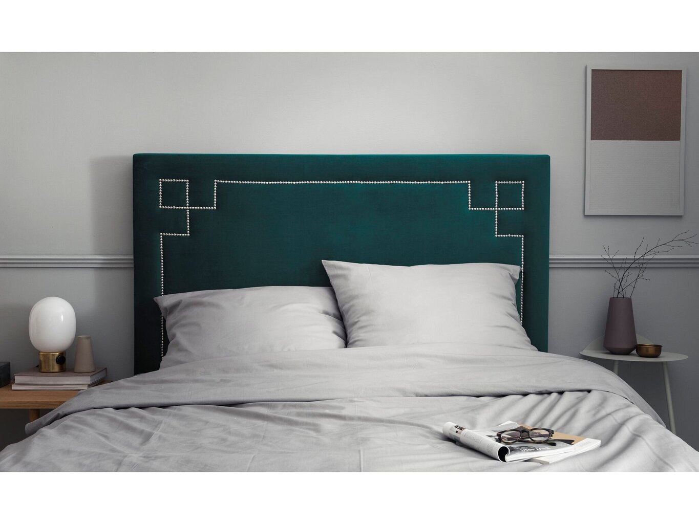 Windsor and Co Eos -sängynpääty, 200 cm, sininen hinta ja tiedot | Sängyt | hobbyhall.fi