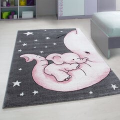 Lastenhuoneen matto Kids Pink 0560, 120x170 cm hinta ja tiedot | Isot matot | hobbyhall.fi