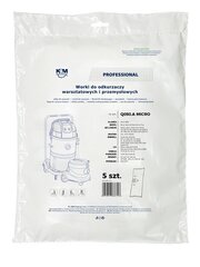 K&M KM-Q050.A DELONGHI MICRO Bags for vacuum cleaner 5 pcs. hinta ja tiedot | Pölynimureiden lisätarvikkeet | hobbyhall.fi