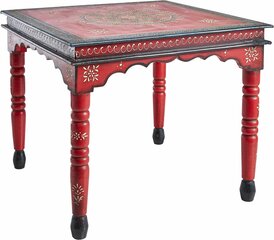 Pöytä Vito, punainen/musta hinta ja tiedot | Sohvapöydät | hobbyhall.fi