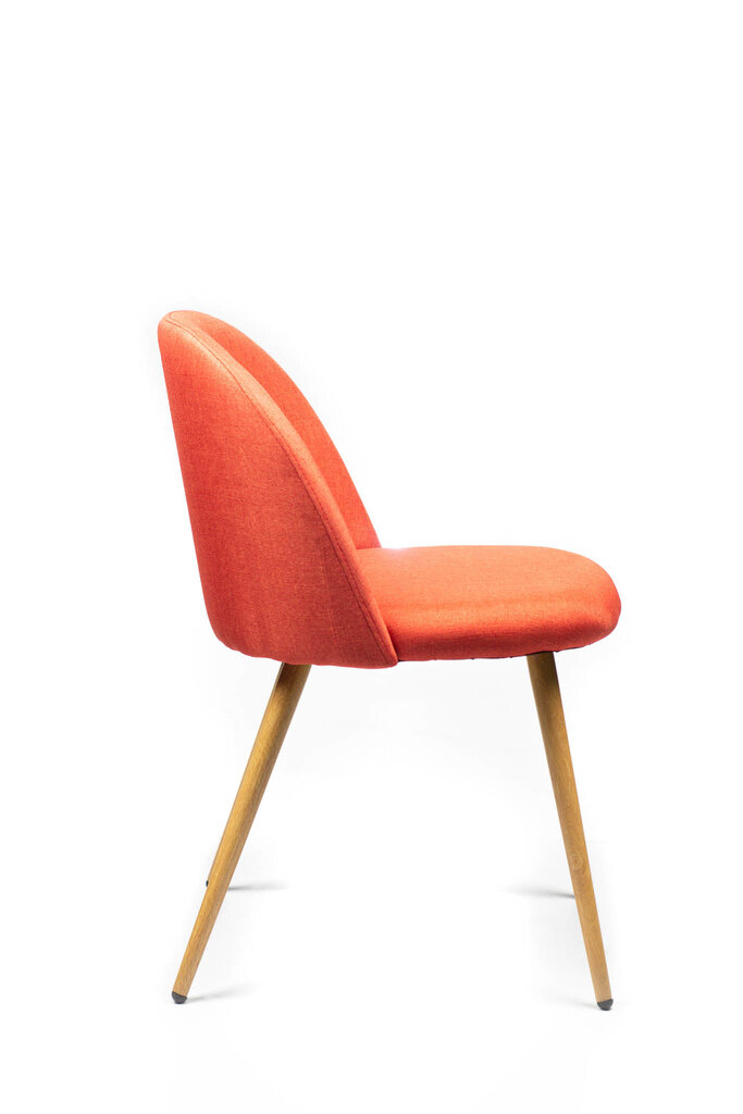 4 tuolin sarja VK-09, punainen/ruskea hinta ja tiedot | Ruokapöydän tuolit | hobbyhall.fi