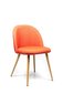 4 tuolin sarja VK-09, punainen/ruskea hinta ja tiedot | Ruokapöydän tuolit | hobbyhall.fi
