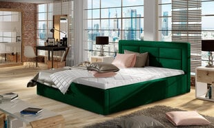 Sänky Rosano MD, 140 x 200 cm, vihreä hinta ja tiedot | Sängyt | hobbyhall.fi