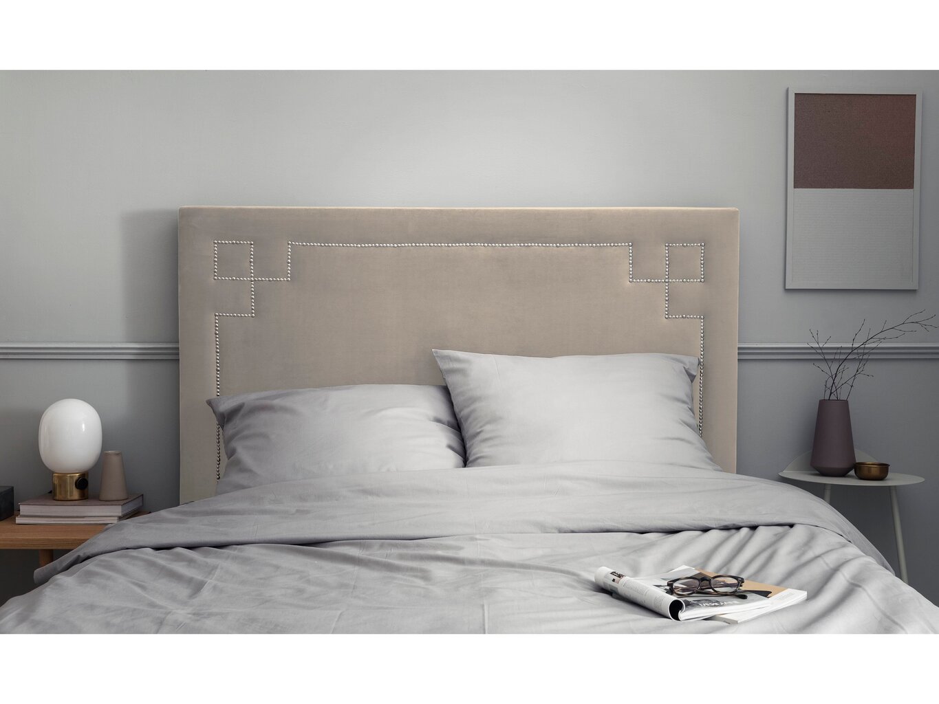 Windsor and Co Eos -sängynpääty, 160 cm, beige hinta ja tiedot | Sängyt | hobbyhall.fi