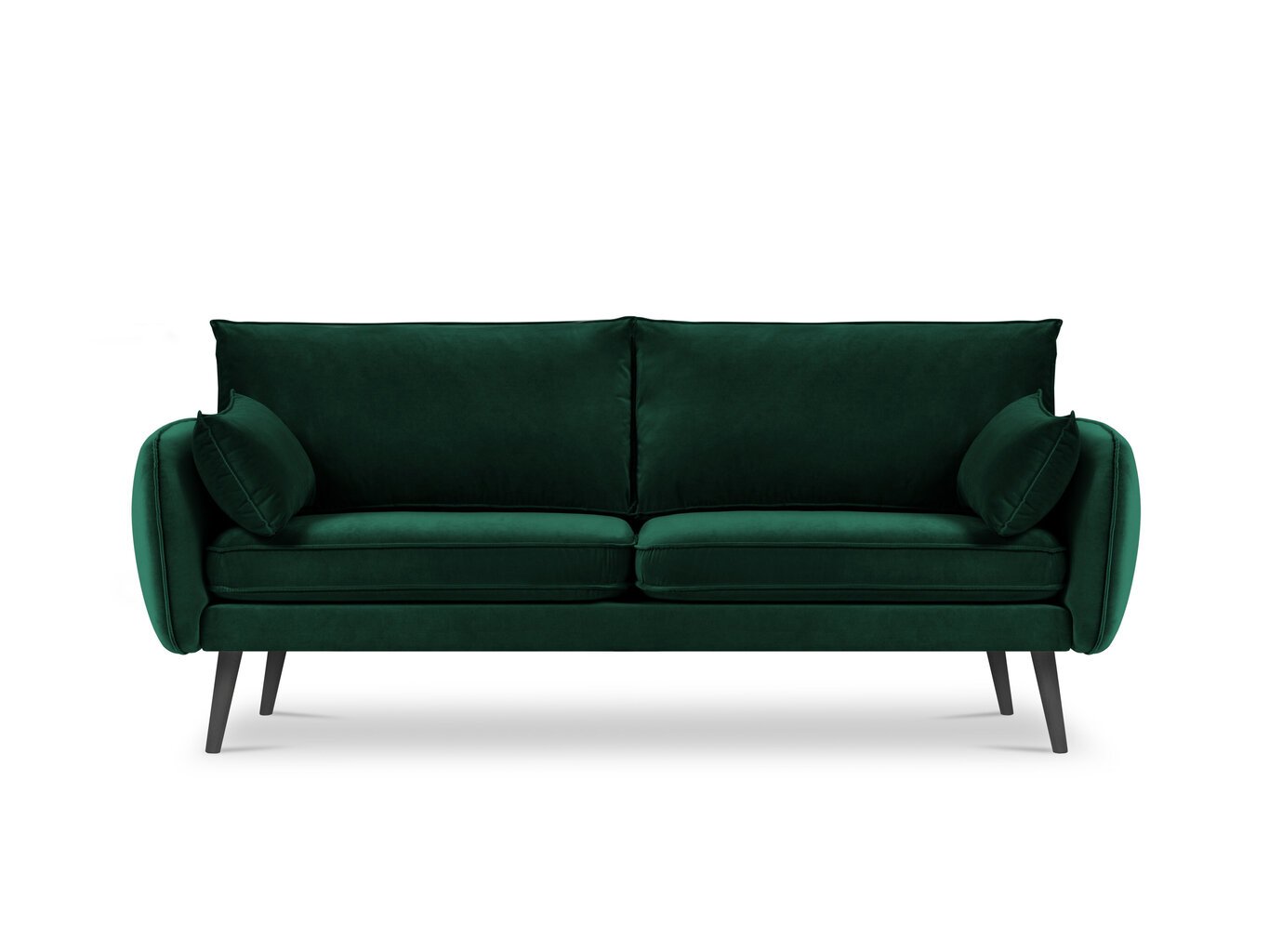Kolmen istuttava sohva Kooko Home Lento, tummanvihreä hinta ja tiedot | Sohvat ja vuodesohvat | hobbyhall.fi