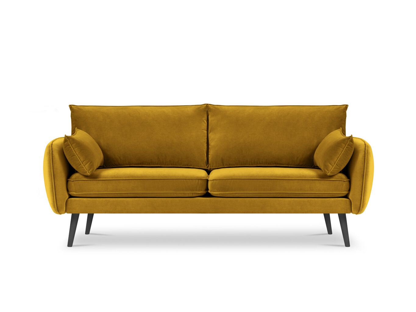 Neljän istuttava sohva Kooko Home Lento, keltainen hinta ja tiedot | Sohvat ja vuodesohvat | hobbyhall.fi