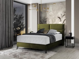 Sänky NORE Safiro, 140 x 200 cm, vihreä hinta ja tiedot | Sängyt | hobbyhall.fi