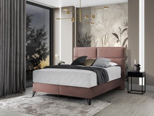 Sänky NORE Safiro, 140 x 200 cm, pinkki hinta ja tiedot | Sängyt | hobbyhall.fi