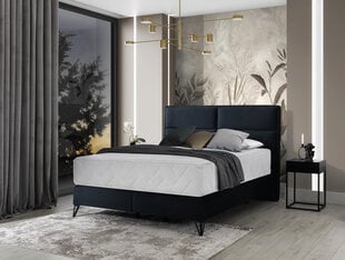 Sänky NORE Safiro, 140 x 200 cm, tummansininen hinta ja tiedot | Sängyt | hobbyhall.fi
