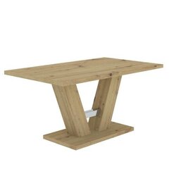 Jatkettava pöytä Wadero, ruskea hinta ja tiedot | Ruokapöydät | hobbyhall.fi