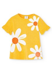 BOBOLI Daisy Print Lime 520236771 -mekko hinta ja tiedot | Tyttöjen mekot | hobbyhall.fi