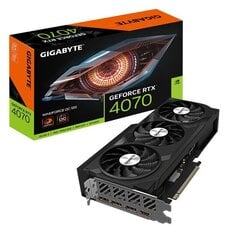 Gigabyte VGA PCIE16 RTX4070 12GB GDDR6X/GV-N4070WF3OC-12GD GIGABYTE hinta ja tiedot | Näytönohjaimet | hobbyhall.fi