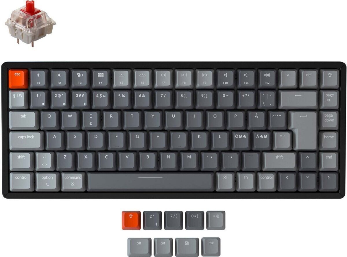 Keychron K2 V2 Gateron G Pro hinta ja tiedot | Näppäimistöt | hobbyhall.fi