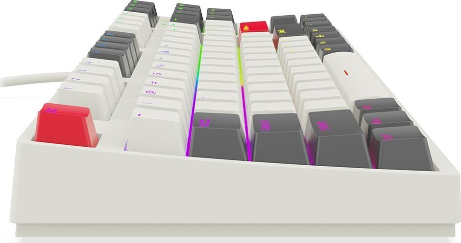 Krux Atax PRO Creator Retro RGB Outemu Black hinta ja tiedot | Näppäimistöt | hobbyhall.fi