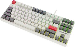 Krux Atax PRO Creator Retro RGB Outemu Black hinta ja tiedot | Näppäimistöt | hobbyhall.fi