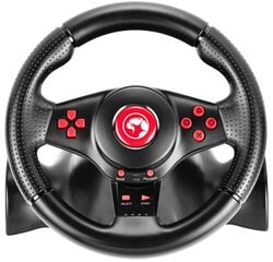 Marvo GT-903 ohjauspyörä magneettisilla polkimilla | PS4, PS3, PC, XO, X360, Nintendo hinta ja tiedot | Marvo Pelaaminen | hobbyhall.fi