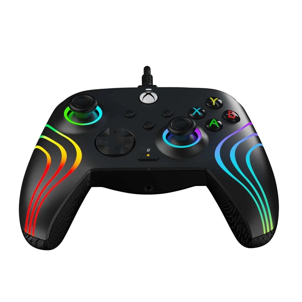 PDP, Xbox Series X|S & PC, Black Afterglow Wave Wired Controller - Gamepad hinta ja tiedot | Ohjaimet ja lisätarvikkeet | hobbyhall.fi