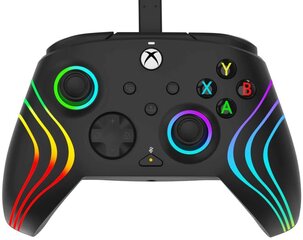 PDP, Xbox Series X|S & PC, Black Afterglow Wave Wired Controller - Gamepad hinta ja tiedot | Ohjaimet ja lisätarvikkeet | hobbyhall.fi