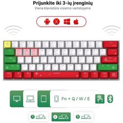 Royal Kludge RK61 TKL Red Switches hinta ja tiedot | Näppäimistöt | hobbyhall.fi