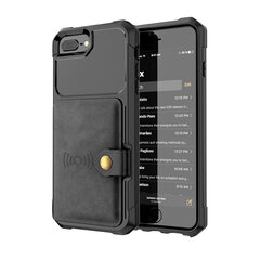 iPhone 7/8 Plus (5,5″) Wallet suojakuori – Musta hinta ja tiedot | Puhelimen kuoret ja kotelot | hobbyhall.fi