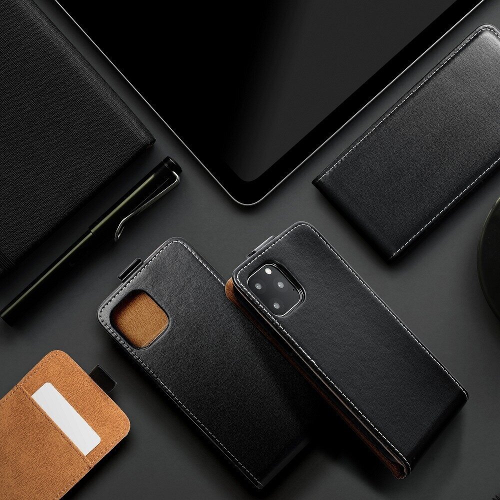 Samsung Galaxy S22 Ultra 5G (6,8″) SLIM FLEXI FRESH lompakkokotelo – Musta hinta ja tiedot | Puhelimen kuoret ja kotelot | hobbyhall.fi