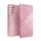 Samsung Galaxy S21 Ultra (6,8″) SPARKLE lompakkokotelo – Pinkki hinta ja tiedot | Puhelimen kuoret ja kotelot | hobbyhall.fi