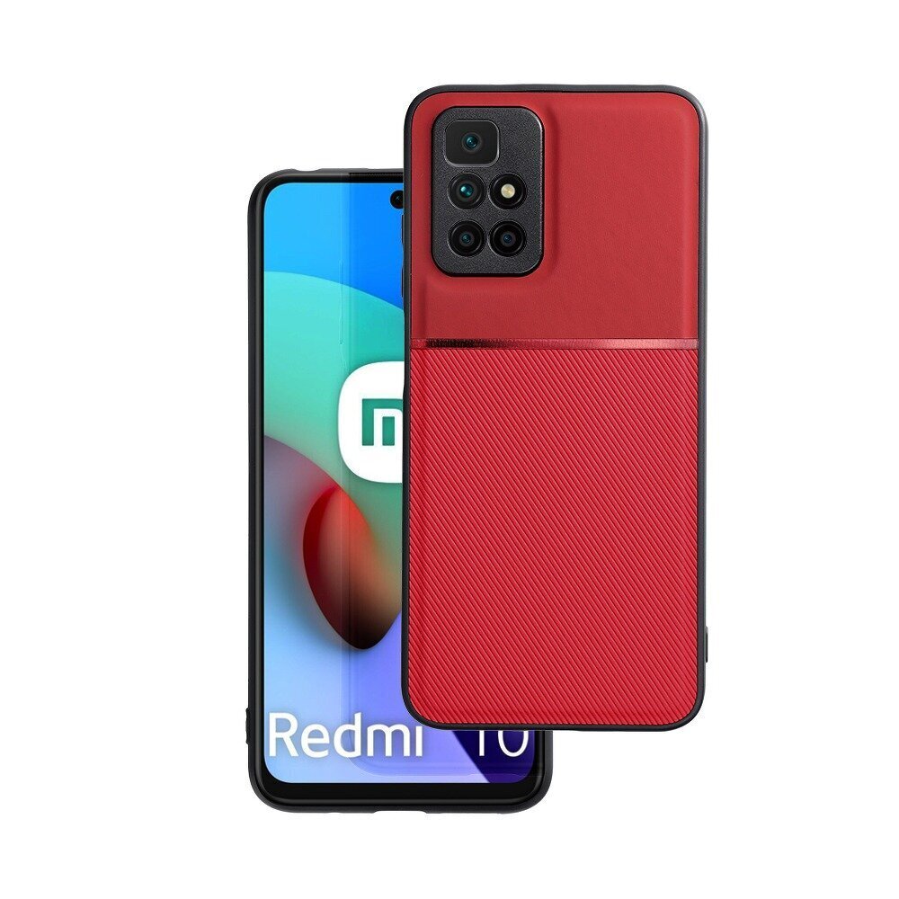 Forcell NOBEL Xiaomi Redmi Note 10 / 10S (6,43”) Suojakuori – Punainen hinta ja tiedot | Puhelimen kuoret ja kotelot | hobbyhall.fi