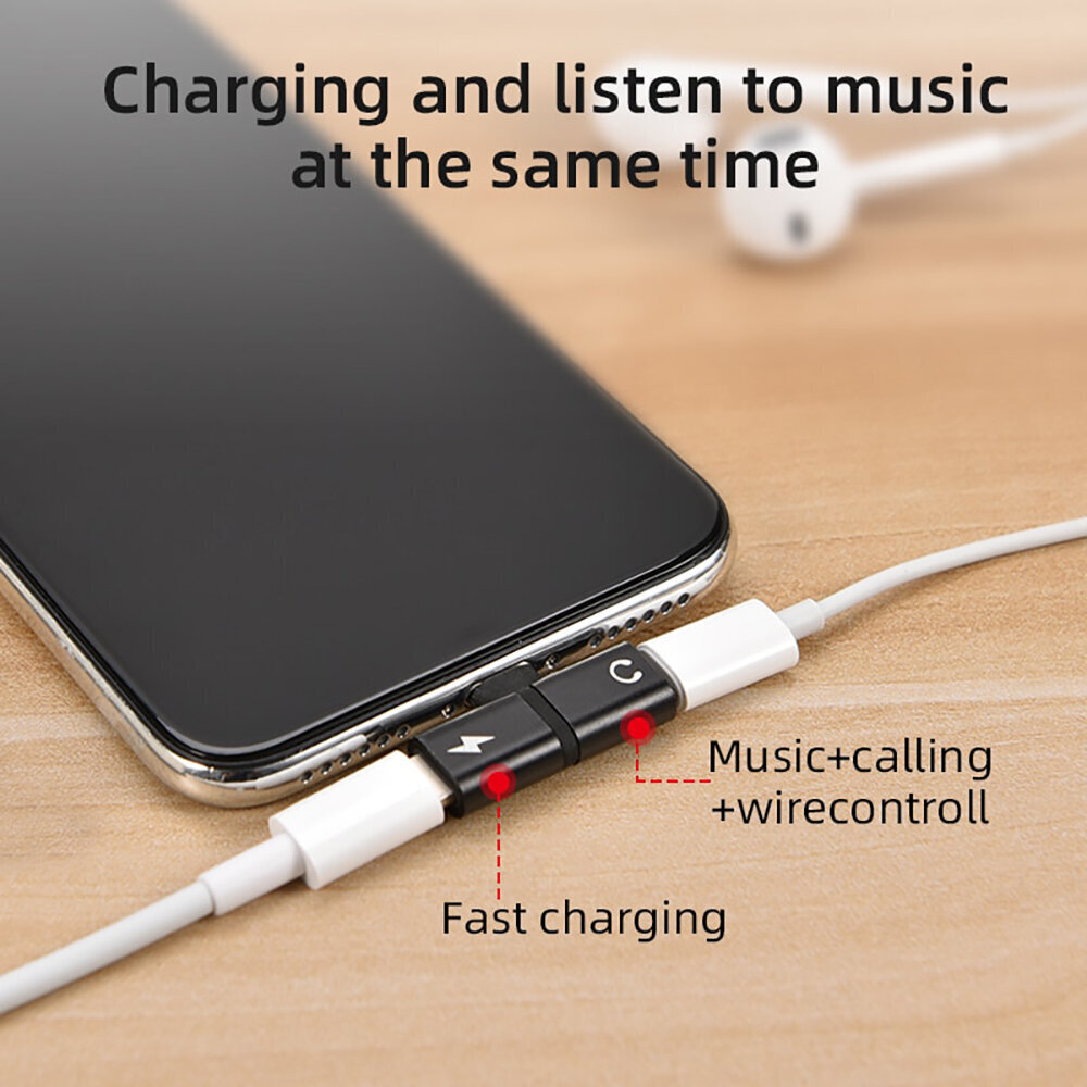 Lightning Audio & Lataus-Sovitin iPhone hinta ja tiedot | Adapterit | hobbyhall.fi