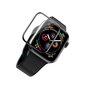 Curved Tempered 3D Glass Apple Watch suoja – 44mm hinta ja tiedot | Älykellojen ja aktiivisuusrannekkeiden lisätarvikkeet | hobbyhall.fi