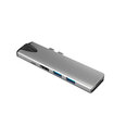 HUB Slim USB-C MultiPort RJ54 hubi 7 in 1 (tähtiharmaa)