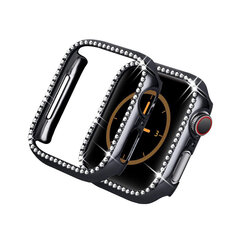 Diamond Apple Watch Suojakuori – Musta 42mm hinta ja tiedot | Älykellojen ja aktiivisuusrannekkeiden lisätarvikkeet | hobbyhall.fi