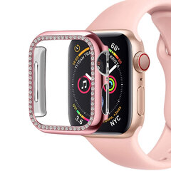 Diamond Apple Watch Suojakuori – Vaaleanpunainen kulta 44mm hinta ja tiedot | Älykellojen ja aktiivisuusrannekkeiden lisätarvikkeet | hobbyhall.fi