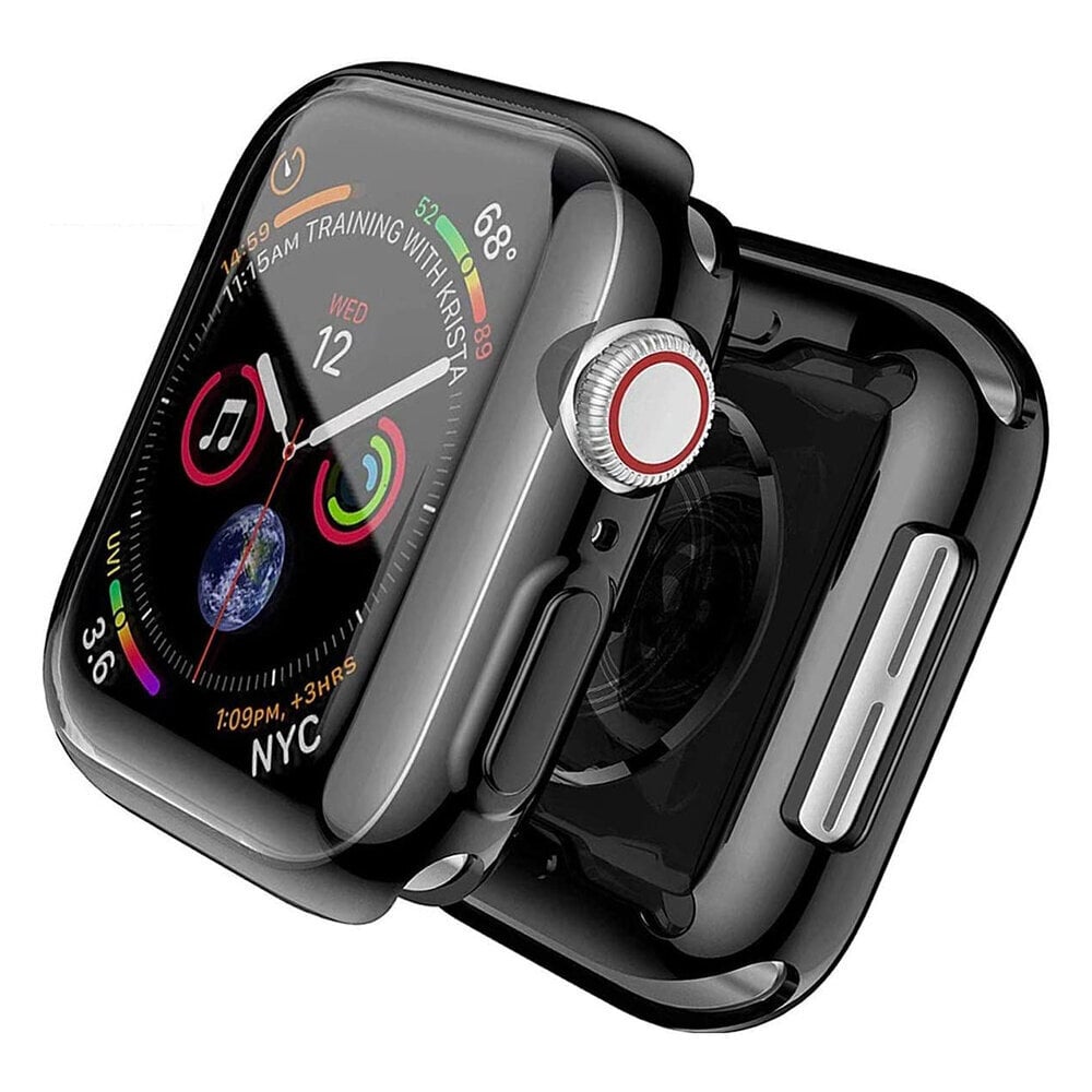 Apple Watch Suojakuori – Musta 44mm hinta ja tiedot | Älykellojen ja aktiivisuusrannekkeiden lisätarvikkeet | hobbyhall.fi