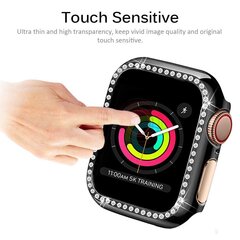 Crystal Apple Watch Suojakuori – Läpinäkyvä 38mm hinta ja tiedot | Älykellojen ja aktiivisuusrannekkeiden lisätarvikkeet | hobbyhall.fi