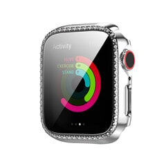 Crystal Apple Watch Suojakuori – Hopea 42mm hinta ja tiedot | Älykellojen ja aktiivisuusrannekkeiden lisätarvikkeet | hobbyhall.fi