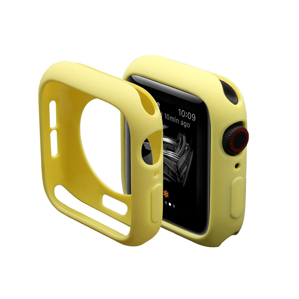 Apple Watch Suojakuori – Keltainen 40mm hinta ja tiedot | Älykellojen ja aktiivisuusrannekkeiden lisätarvikkeet | hobbyhall.fi