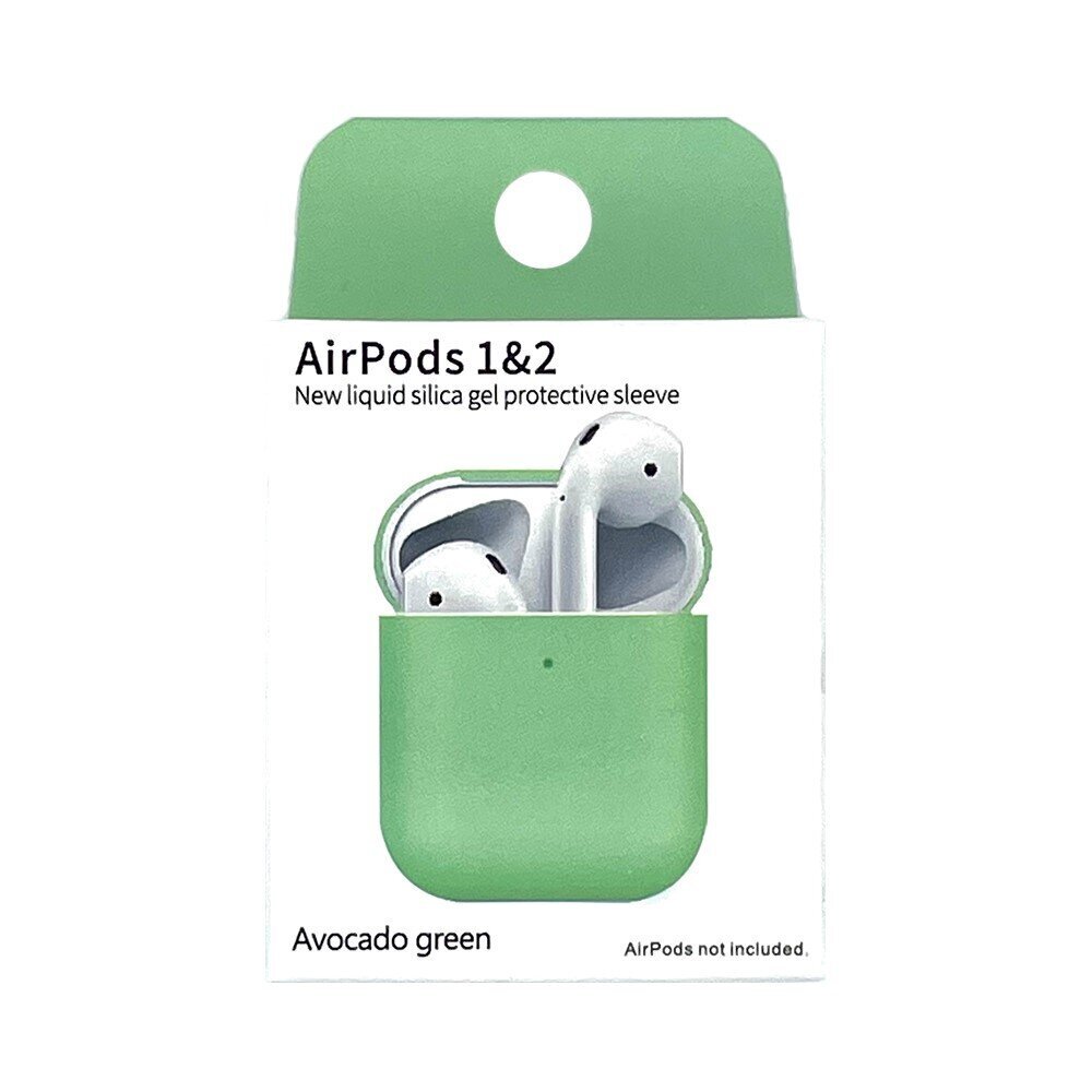 Airpods Suojakuori Kotelolle – Avocado Green hinta ja tiedot | Kuulokkeiden tarvikkeet | hobbyhall.fi