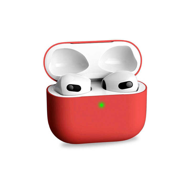 AirPods 3 silikonikotelo – Punainen hinta ja tiedot | Kuulokkeet | hobbyhall.fi