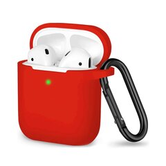 AirPods silikoninen kotelo koukulla – Punainen hinta ja tiedot | Beep Tietokoneen lisälaitteet | hobbyhall.fi