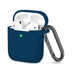 AirPods silikoninen kotelo koukulla – Lake Blue hinta ja tiedot | Kuulokkeet | hobbyhall.fi