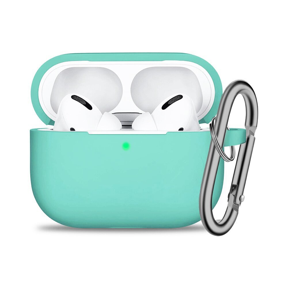 AirPods Pro silikoninen kotelo koukulla – Coastal Blue hinta ja tiedot | Kuulokkeiden tarvikkeet | hobbyhall.fi