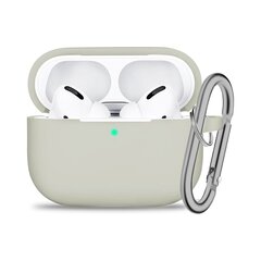 AirPods Pro silikoninen kotelo koukulla – Stone hinta ja tiedot | Kuulokkeet | hobbyhall.fi