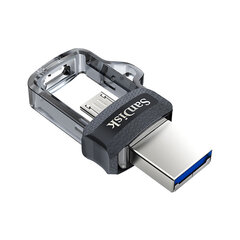 SanDisk Ultra Dual USB 3.0 muistitikku (128 GB) hinta ja tiedot | Muistitikut | hobbyhall.fi