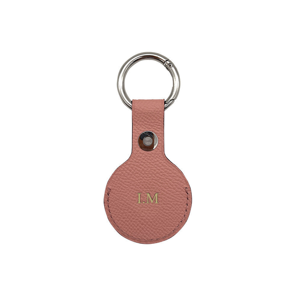 ZILLIONAIRE AirTag Epsom Nahast Key Holder – Vaaleanpunainen hinta ja tiedot | Puhelimen lisätarvikkeet | hobbyhall.fi