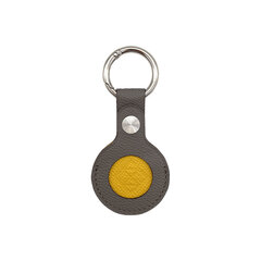 ZILLIONAIRE AirTag Epsom Nahast Key Holder – Harmaa hinta ja tiedot | Puhelimen lisätarvikkeet | hobbyhall.fi