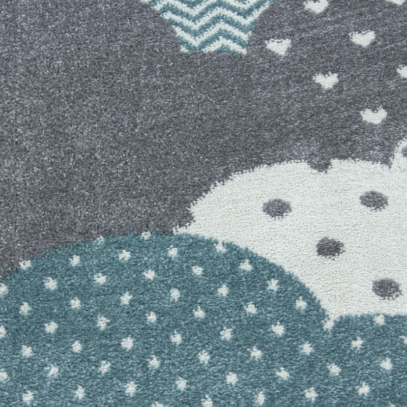 Pyöreä matto lastenhuoneeseen Ayyildiz Bambi Blue 0820, 120x120 cm hinta ja tiedot | Isot matot | hobbyhall.fi
