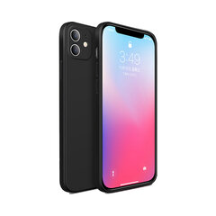 iPhone 7/8/SE 2020 (4.7″) Silikoninen Suojakuori V12 – Musta hinta ja tiedot | Puhelimen kuoret ja kotelot | hobbyhall.fi